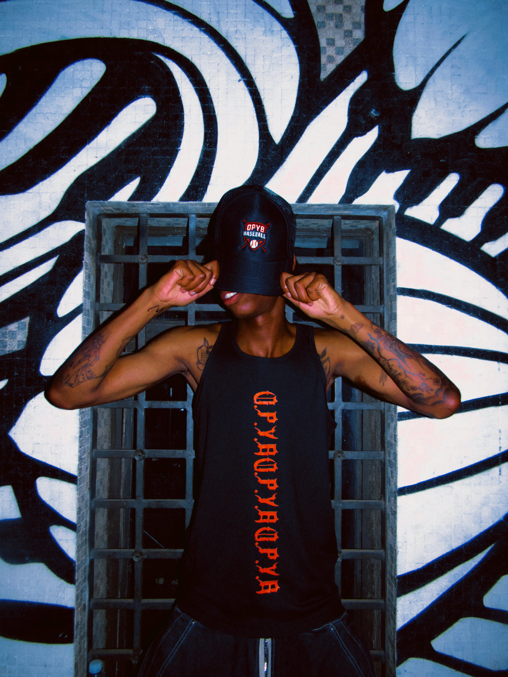 TAD X OPYB BLACK WIFEBEATER