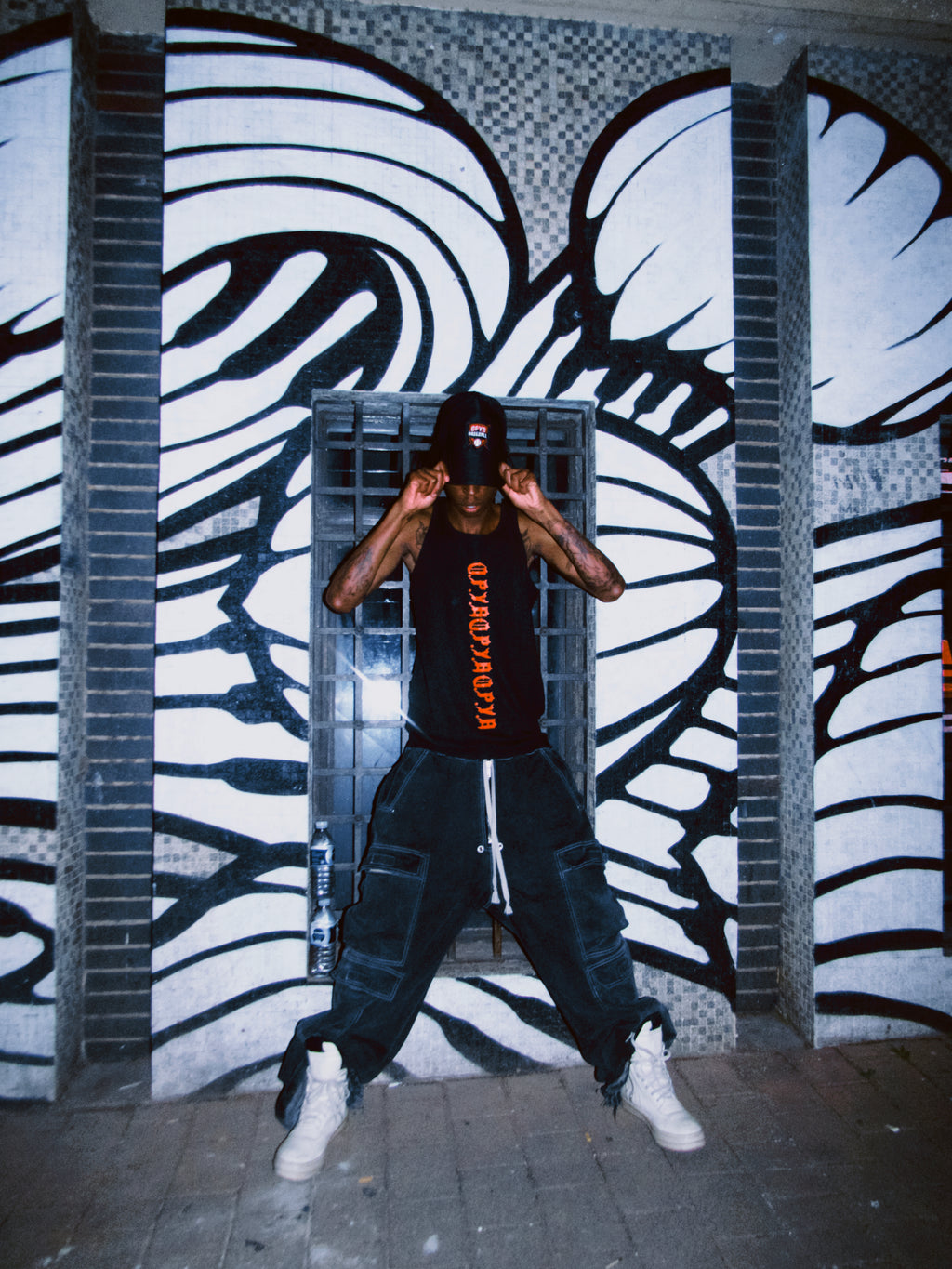 TAD X OPYB BLACK WIFEBEATER