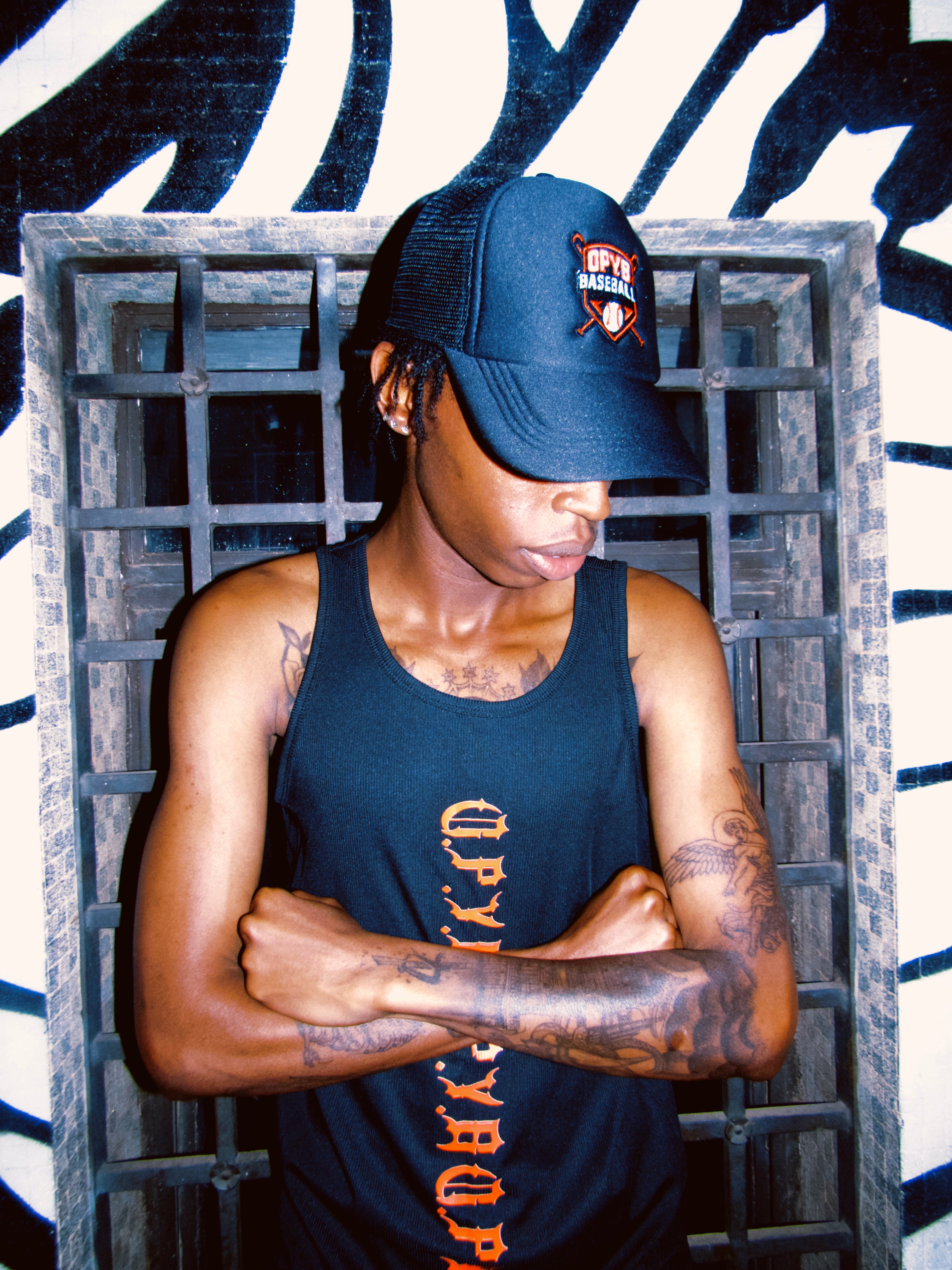 TAD X OPYB BLACK WIFEBEATER